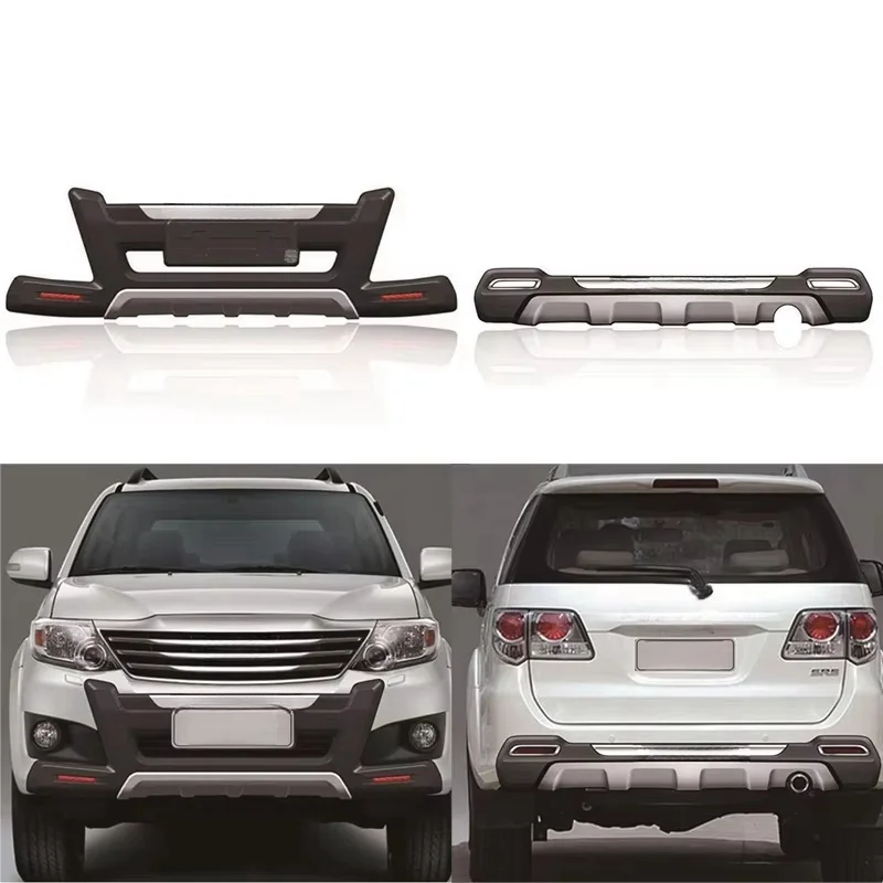 Factory Add Modified Additional Car Parts Front Rear Bumper for Toyota Fortuner 2012- 2015