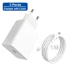 White 20W Charger Sets