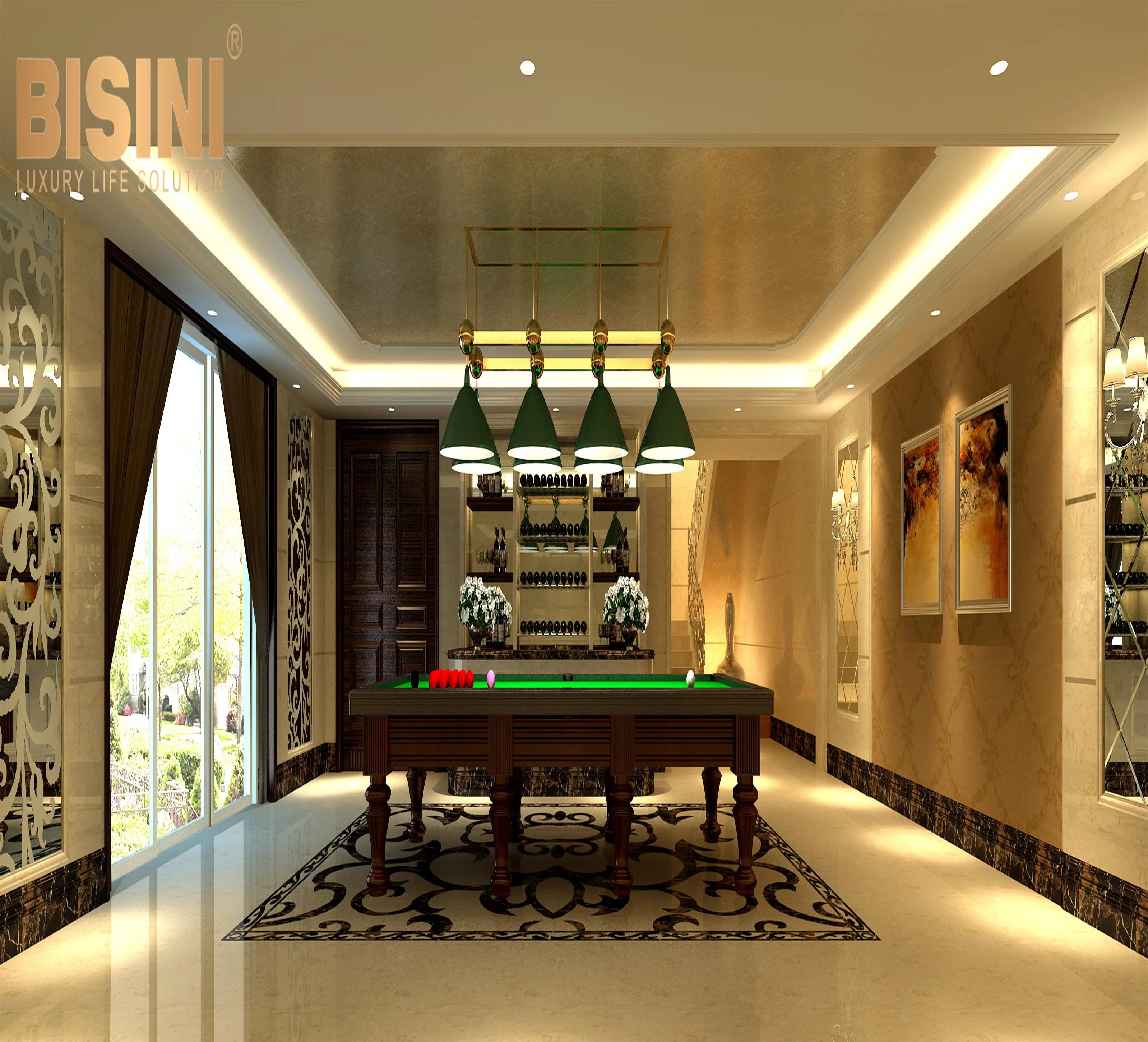 HD 3D дизайн и обслуживание роскошного дома и виллы