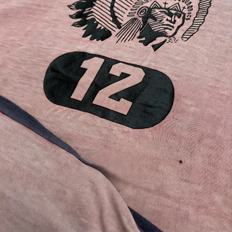 Customized 100% Cotton Men's Oversize T Shirt High Vintage Pullover Screen Printing Dirty Wash Distressed Summer Base Shirt gallery 4