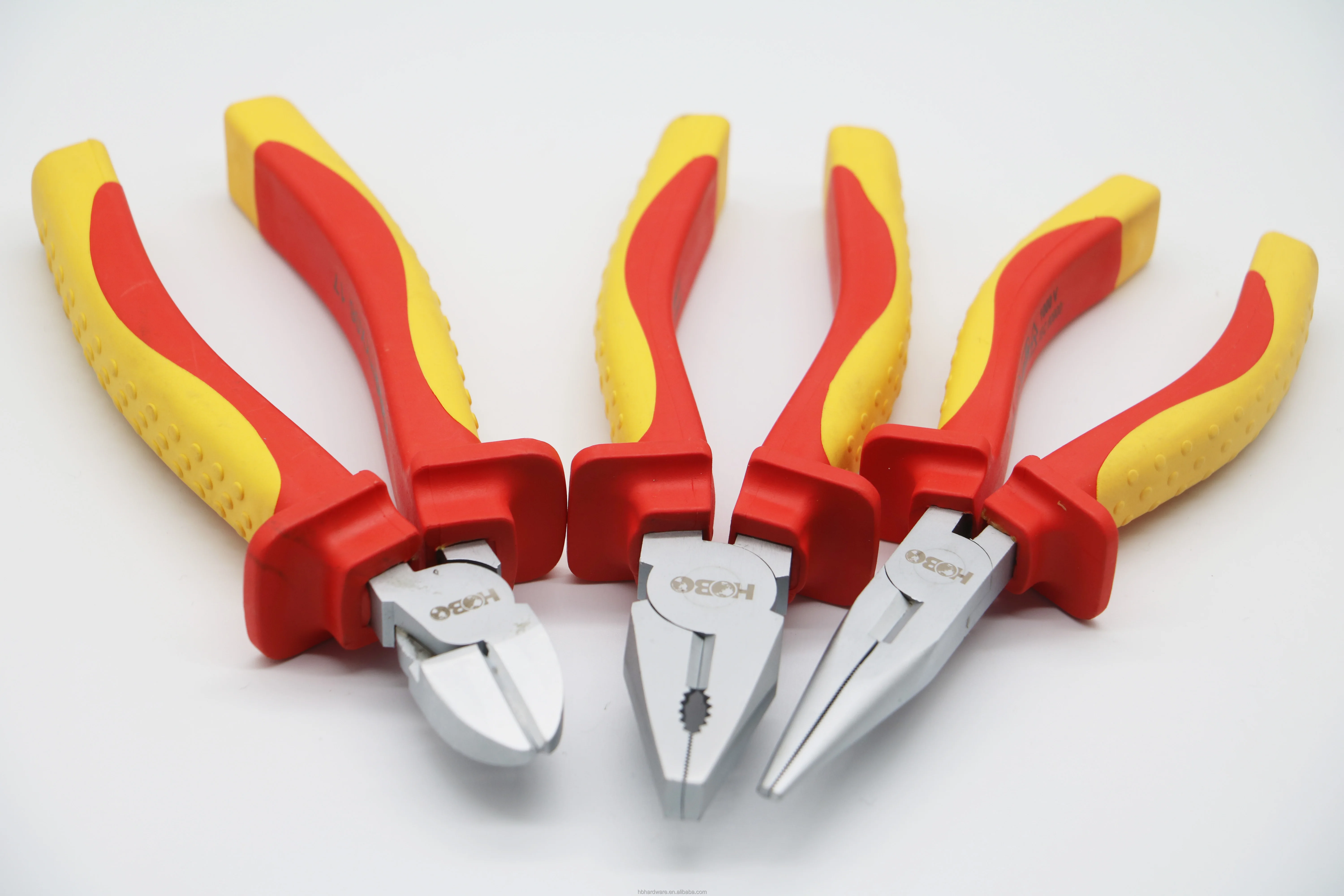 Hongbao Insulated Hand Tool Cutting Vde Combination Pliers