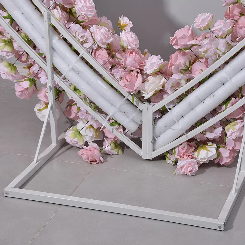 Ghirlanda Decorativa A Cuore Oro Rosa, Blu E Rosa - 16 Metri Per Feste, Matrimoni E Compleanni - 2