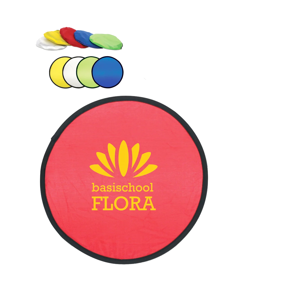 Factory Direct Best Quality Foldable Fan Round Hand Fan Souvenir Hot Selling Fabric Flying Disc With A Pouch