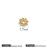 Cuenta de oro-Cuenta de loto de 5,7 mm