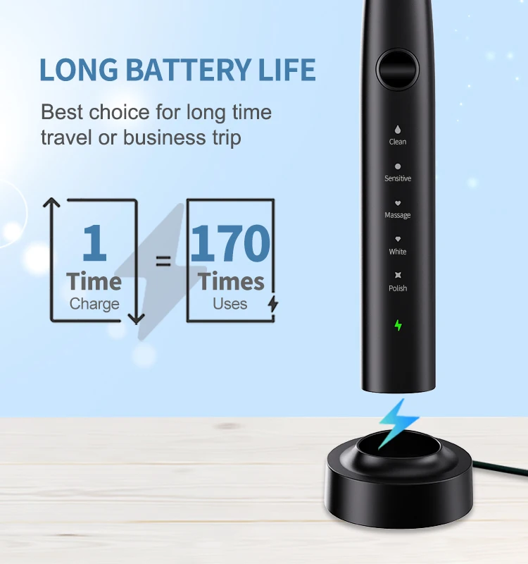 High Quality Electric Sonic Toothbrush Rechargeable Toothbrush China ...
