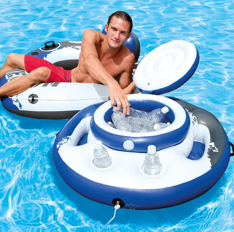 GARIDA Inflatable Swimming Pool Float CANS Cooler Box Customized Accept ...