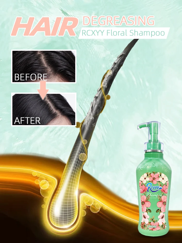 Factory OEM Good Quality Rich Bubble Nice Fragrance Scalp Care Hair Shampoo 500ml