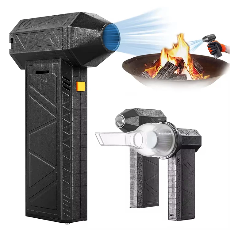 Adjustable Speed Jet Fan Mini Blower High-Speed 130,000 RPM Power Turbo Portable and Rechargeable Hand Held Vacuum Cleaner