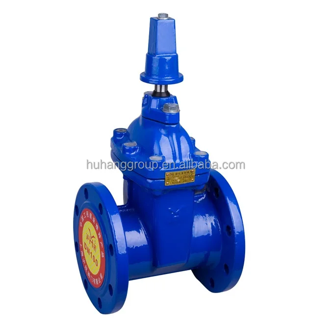 DN40-1200 Ductile Iron Non-Rising Stem Flange Soft Seal Gate Valve DN150 Flange Concealed Rod Elastic Seat Manual General Water factory