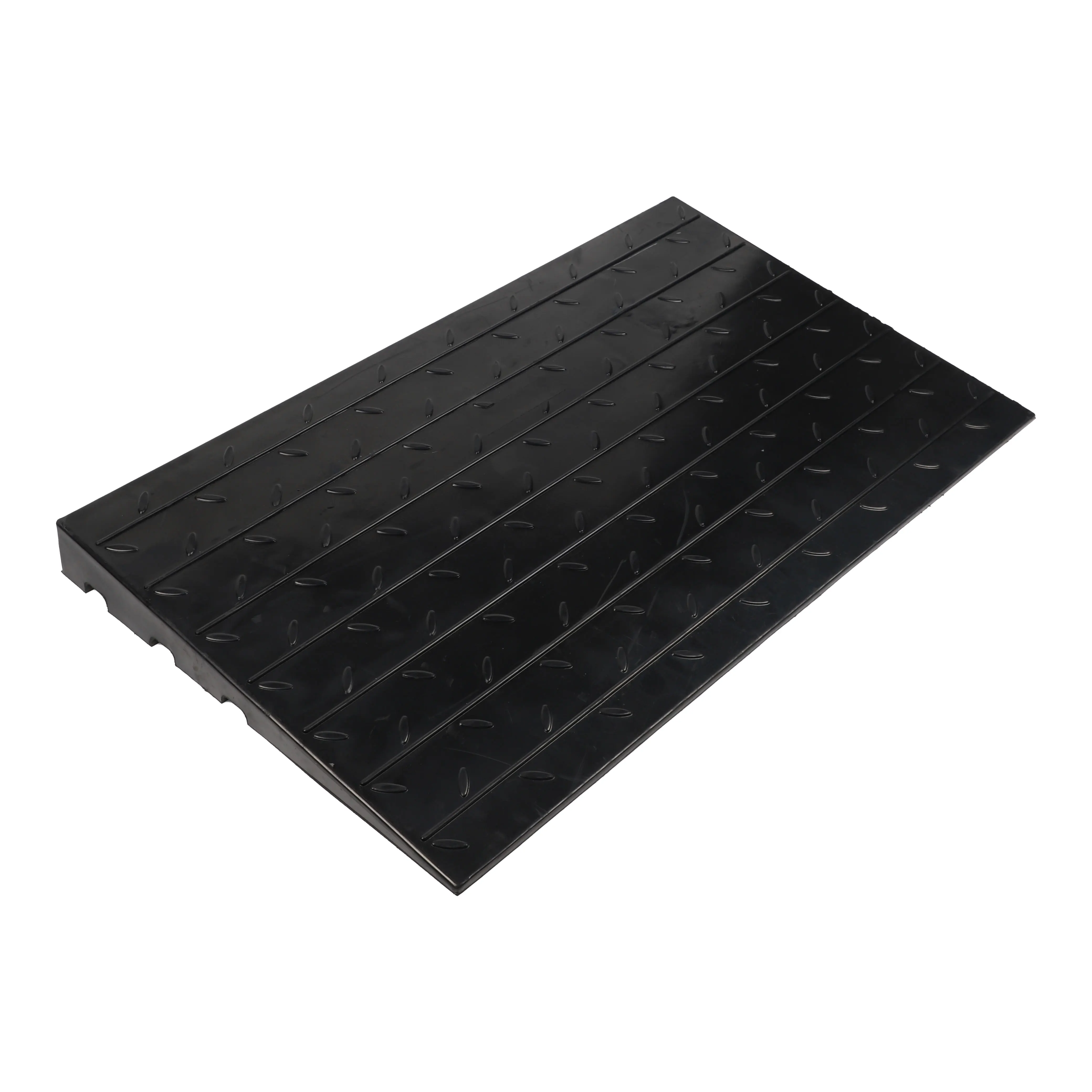 Cushion the Threshold Along the Slope of the Road with Use Speed Bumps Rubber Base Material Step Pads factory