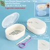 T01A Denture Braces Case Clear + White