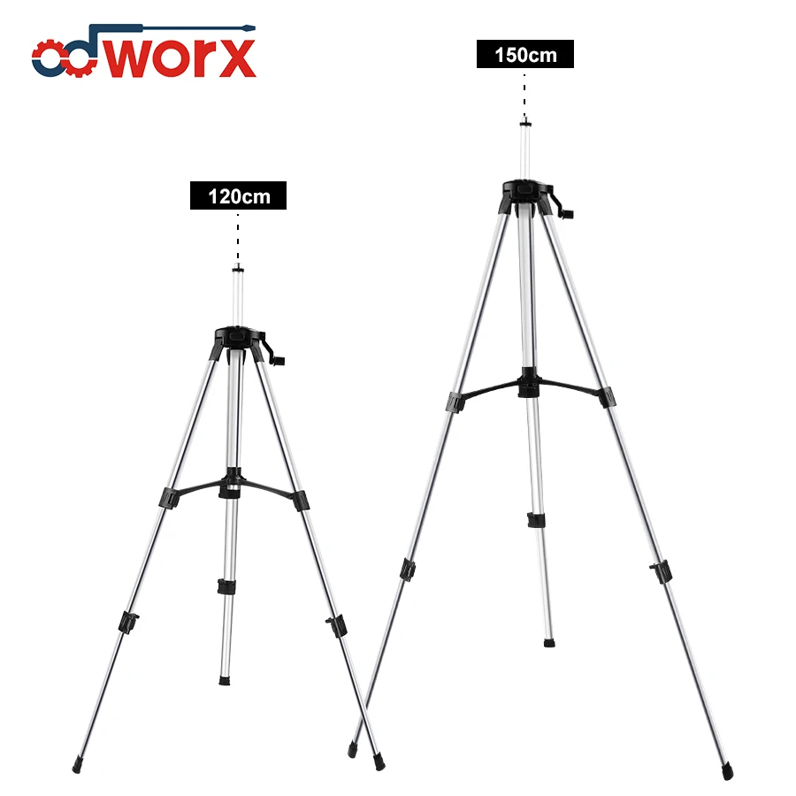 1,2 м телескопическая штанга с красным лазером крепление для установки вращательного и линейные лазеры Регулируемый лазерный уровень штатив