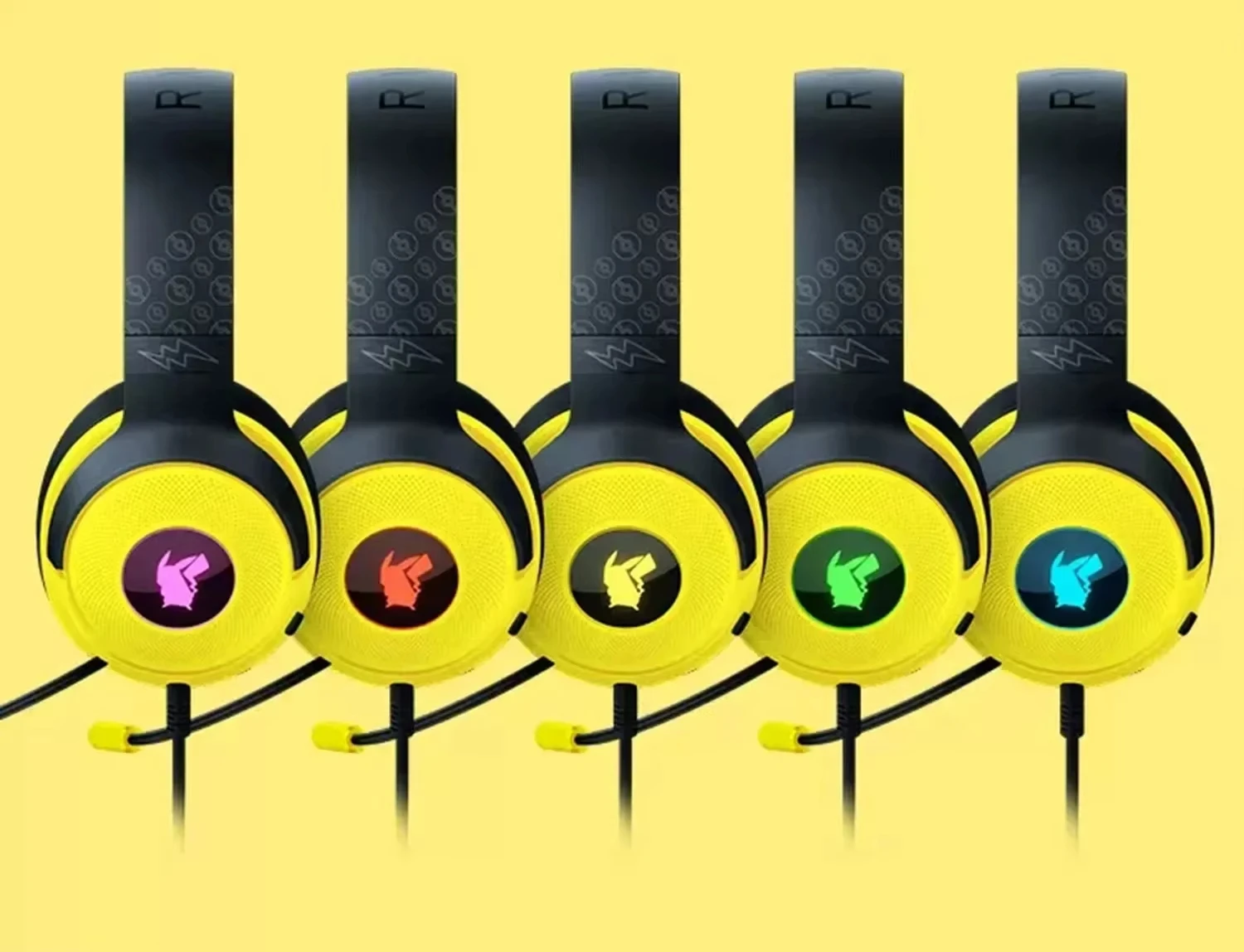 Razer Kraken V3 X Pikachu Gaming Headphones - Dynamic Audio