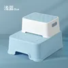 Double blue footstool