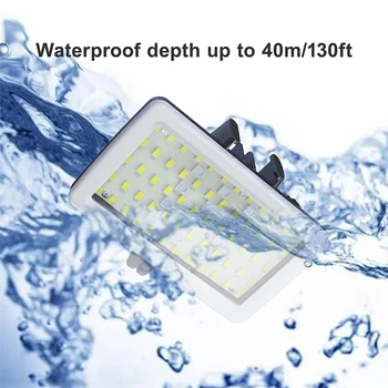 SL-20 Rechargeable LED Video Light for Gopro 5000-6000K Portable LED Camera Light Waterproof RGB Fill Light detail image