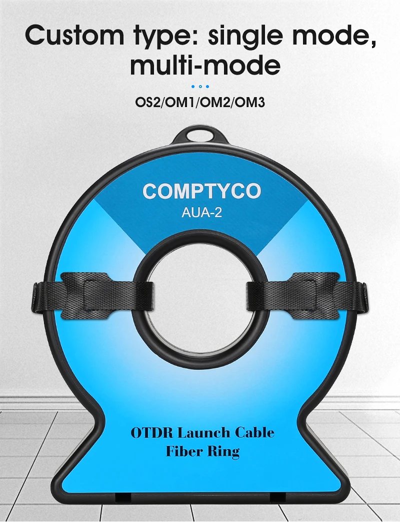 COMPTYCO Fiber Optic OTDR test Cable Extension Line SC/FC/ST/LC-UPC/APC 150M 300M 500M 1000M 2000M SM MM OTDR Launch Cable Box details