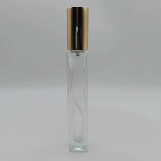 hot sale empty square perfume 10ml 20ml 30ml 50ml 60ml fragrance all aluminum 13 mm 15mm  mist spray bottle