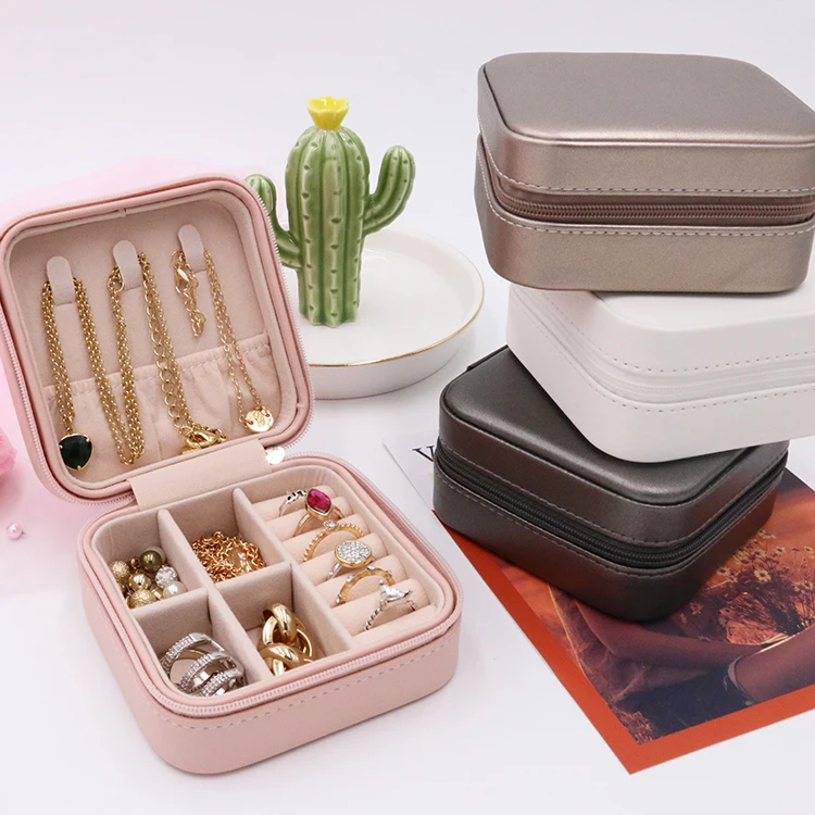 Small Jewelry Box Beige