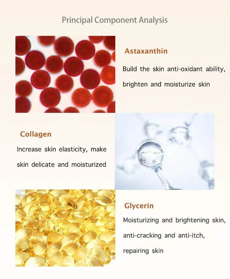 Anti Aging Astaxanthin Lyophilized Powder Face Essence Whitening