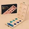 Gemstone chess-glass beads-color box