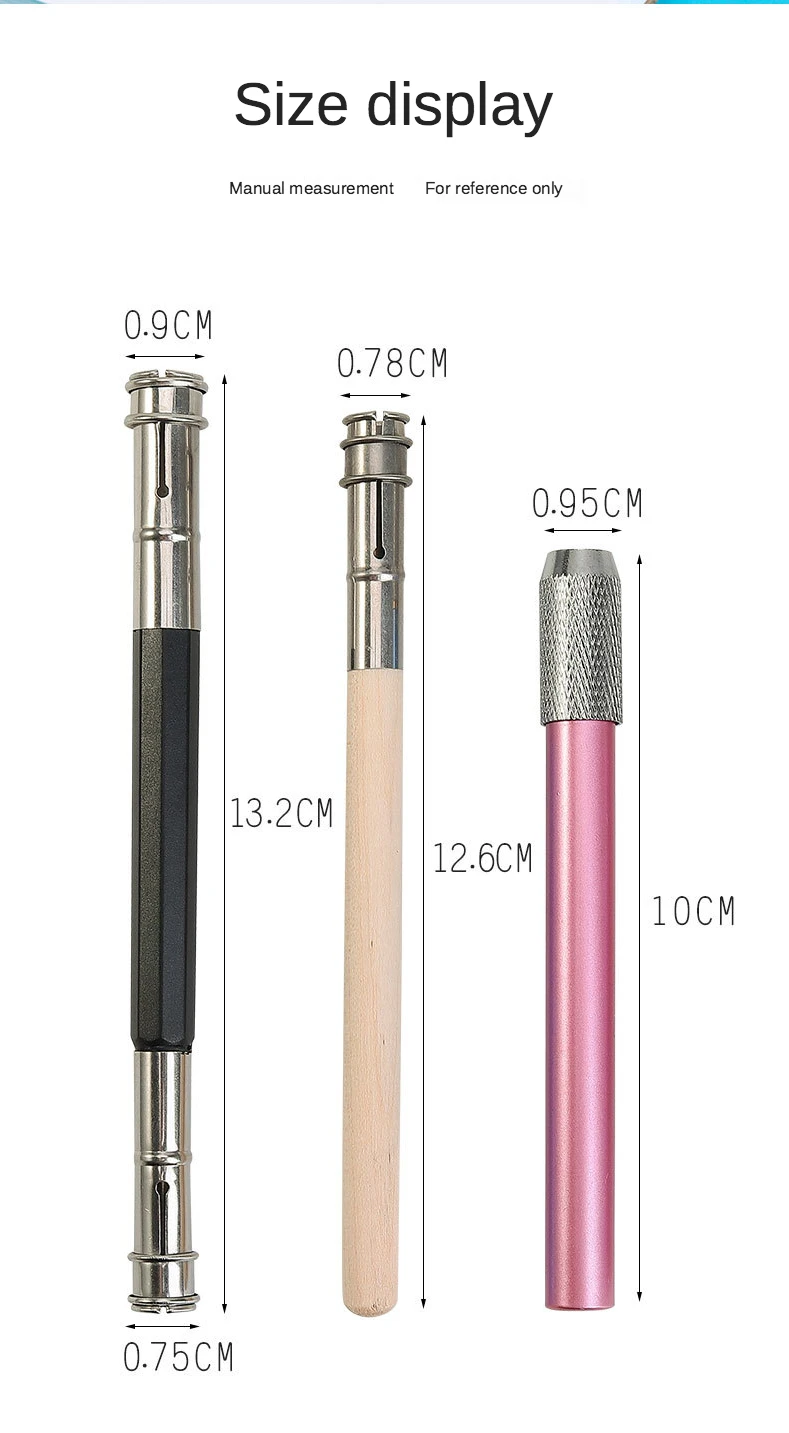 Extensor de lápiz ajustable para dibujo y pintura artística_voghion.com