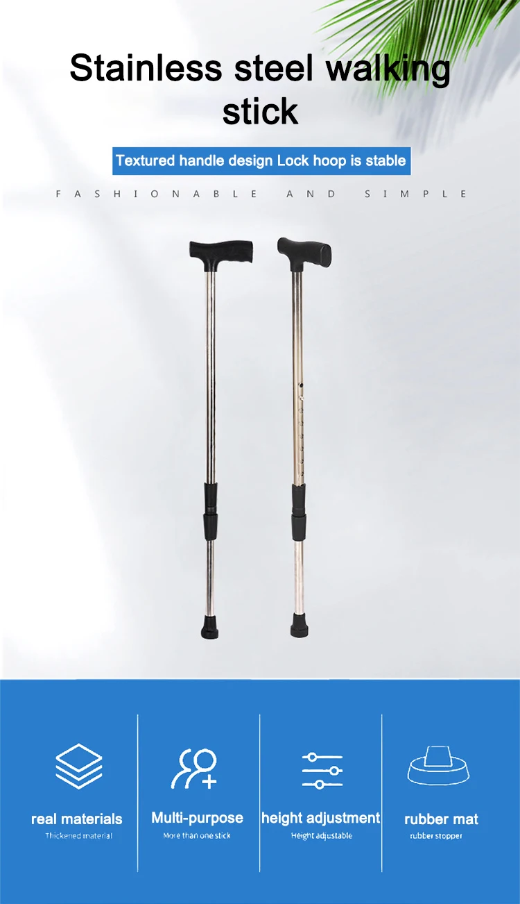 Stainless Steel Crutches Walking Stick For The Elderly Buy 1 Leg