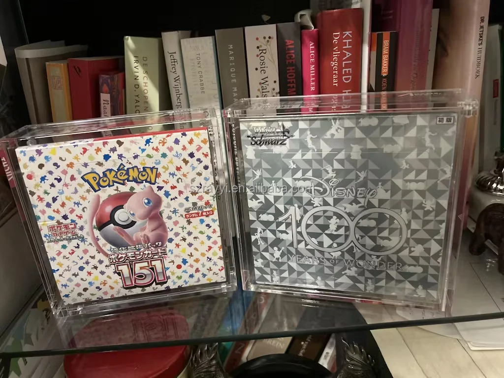 RAY YI Custom Clear Acrylic Weiss Schwarz Booster Box Case