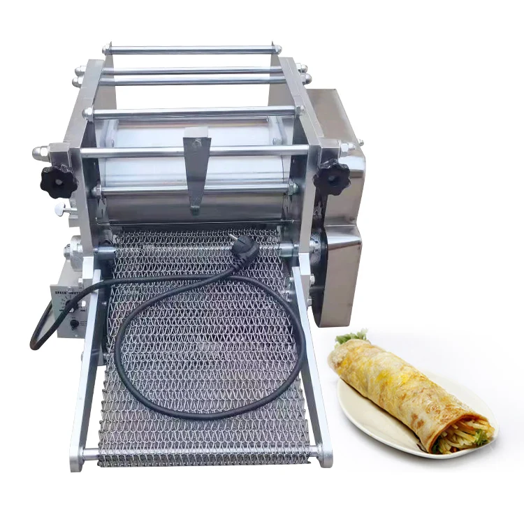 Högkapacitetsmaskin för att göra blomma tortilla Press Mjöl Taco Price Maker Automatisk