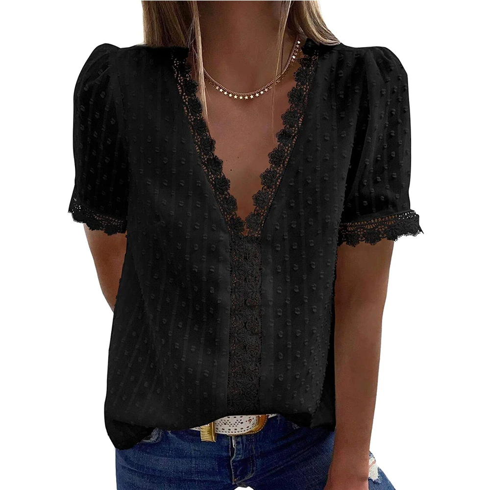 blusa de renda elegante