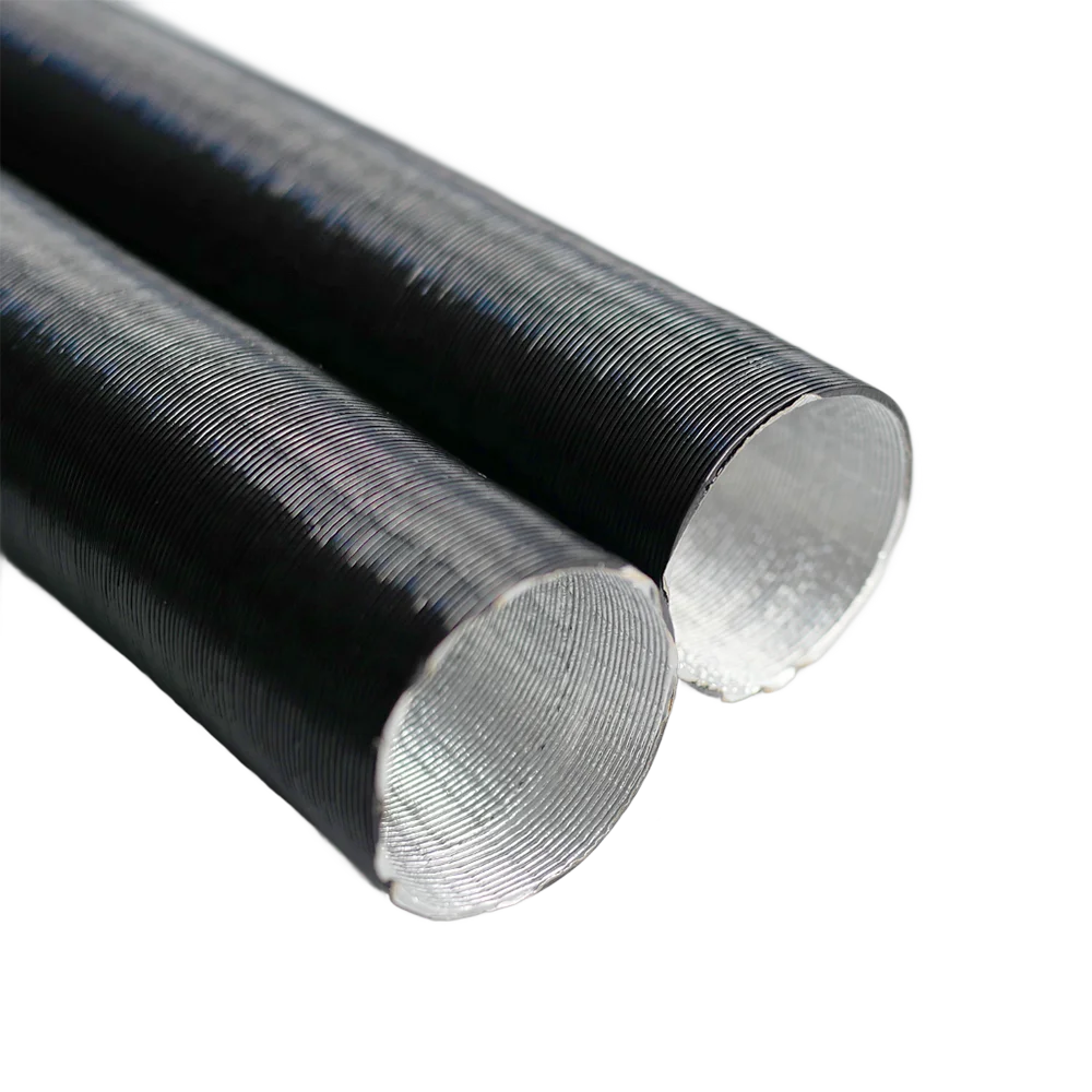 Intake Pipe for Parking Fuel Heater / Hot Air Pipe / Corrugated Pipe   Aluminum Foil Flexible Pipe