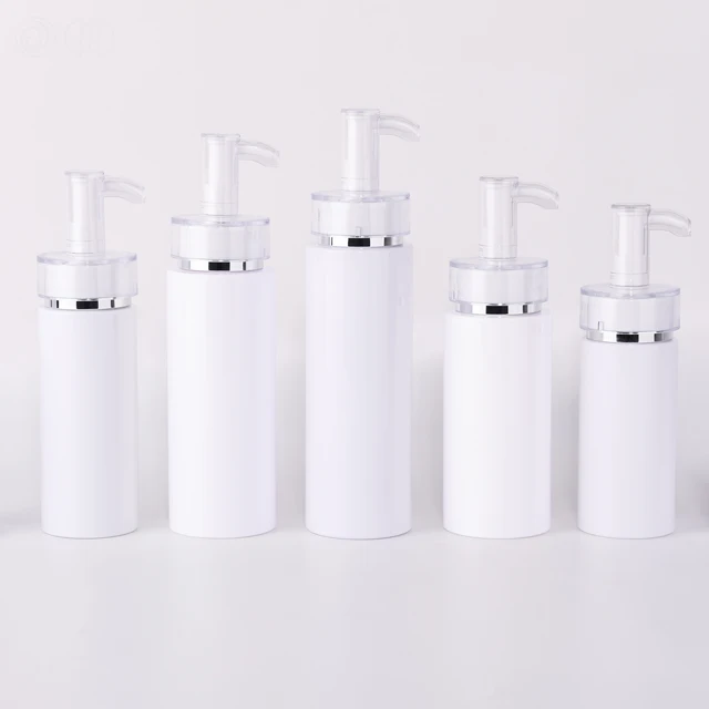 24-thread PET single-layer plastic bottle in multiple sizes from 200ml 180ml 150ml 120ml 100ml 80ml 60ml  for cosmetic