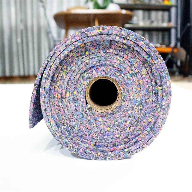 Anika High-Density Anti-Slip Rubber Floor Mat Roll Acoustic Panel Sound Proofing Underlayment with Chinese Design Style