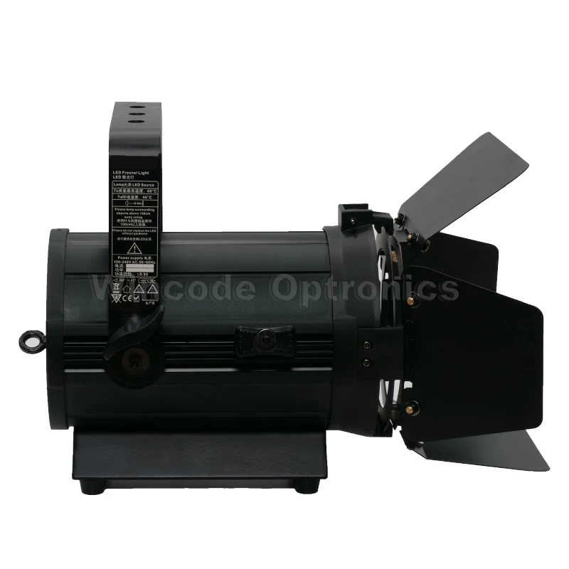 Linear DMX Dimming Flicker Free 100W LED Fresnel Spotlight for TV Studio