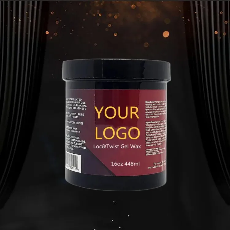 Non Greasy Loc N Twist Gel Clear Braiding Jam Hair Wax And Edge Control