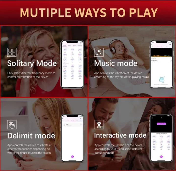 Wholesale OEM APP Remote Control Clitoris Panty Women Sex Toys Panty Wearable Vibrator for Two Without Sound