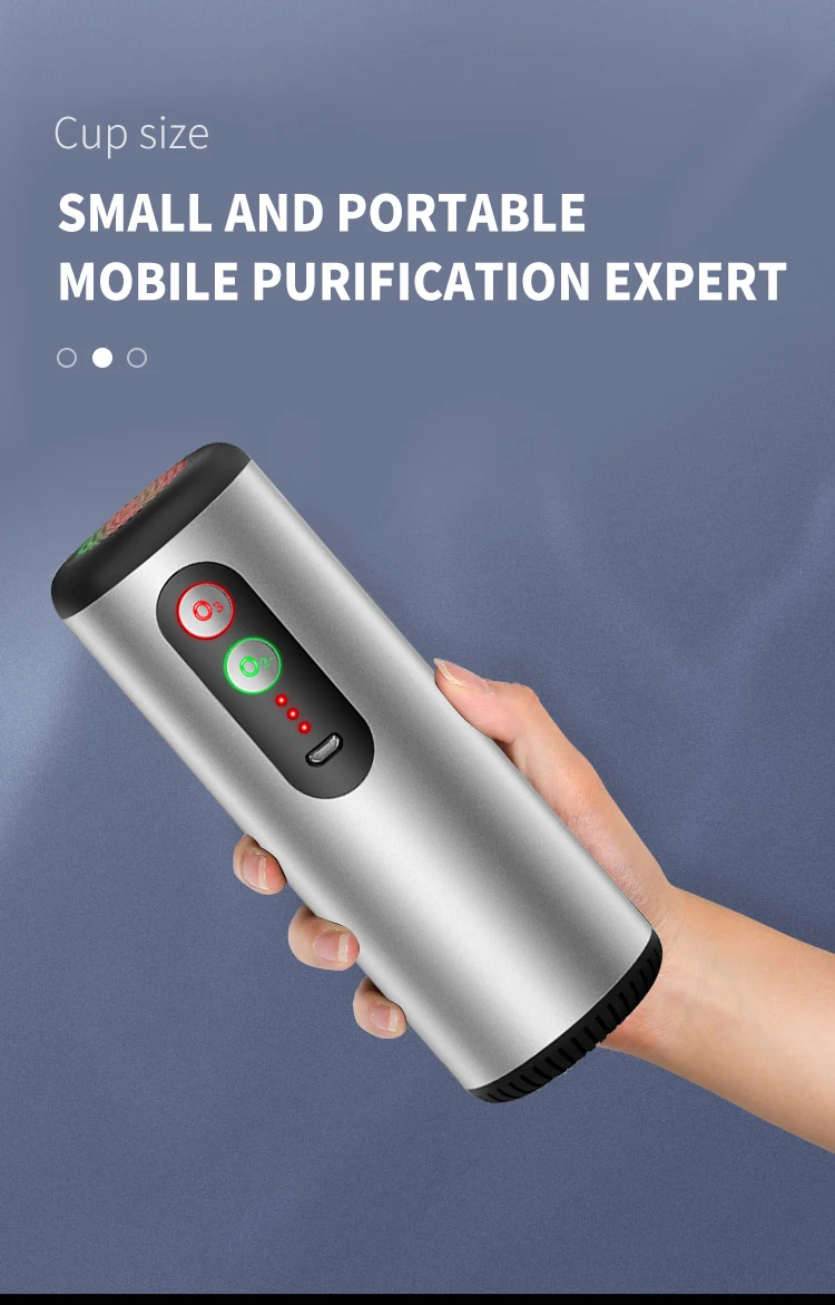 20min Auto Off  Expelling Smell Aldehyde 50mg/h Anion Generator Ozone Car Air Purifier Portable 