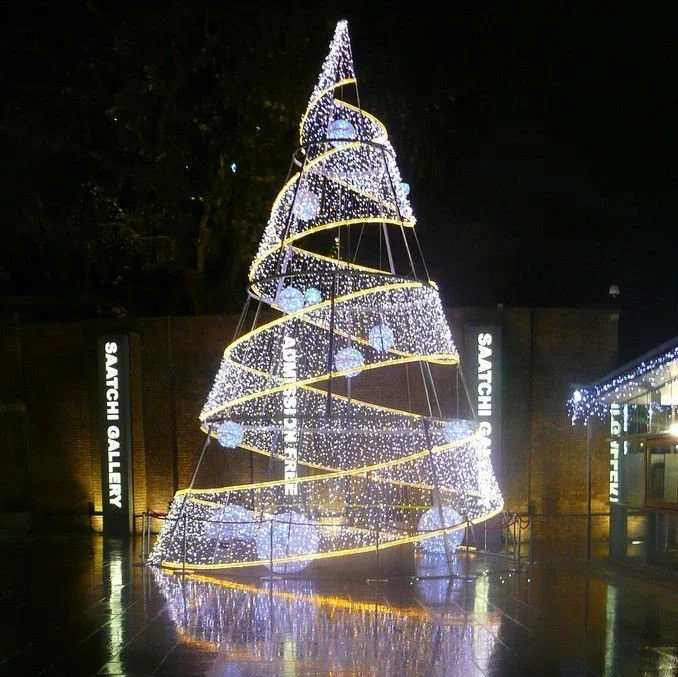 LEDビッグクリスマスツリー屋外装飾 | IP65防水・3m-15m適用