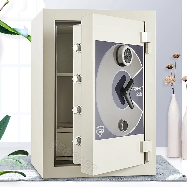 CEQSAFE Box Fire Resistant Outside Hinge Safety Storage Office Caja De Seguridad Fuertes Coffre Fort Home Fireproof Safe Boxes