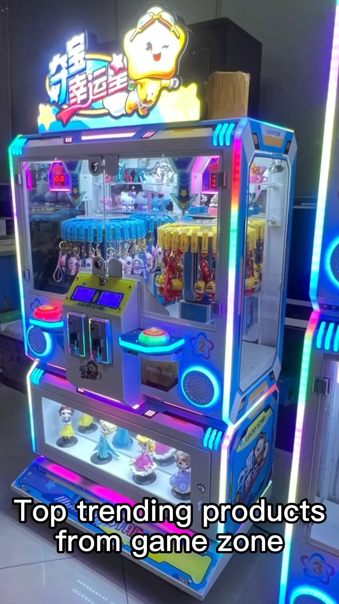 Crane Claw Machines Prize Cutting Automatic Gift Game Machine