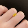Ovale jaune vif fantaisie VVS2