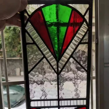 ceiling glass Custom Tiffany Stained Glass Window And Door Scenic Tree Design For Church and Buildings