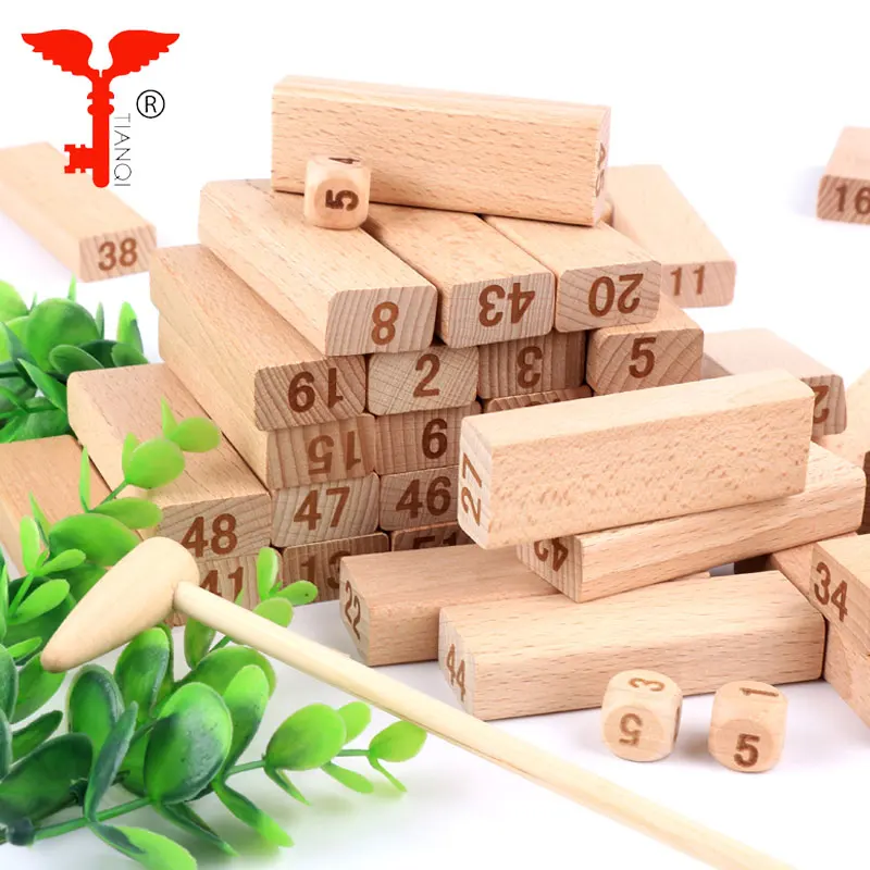 Jumbo Blocks Wooden Puzzle Cube Toy for Child or Adults Wooden Funny Game for Party