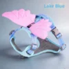 Light blue with pink wing