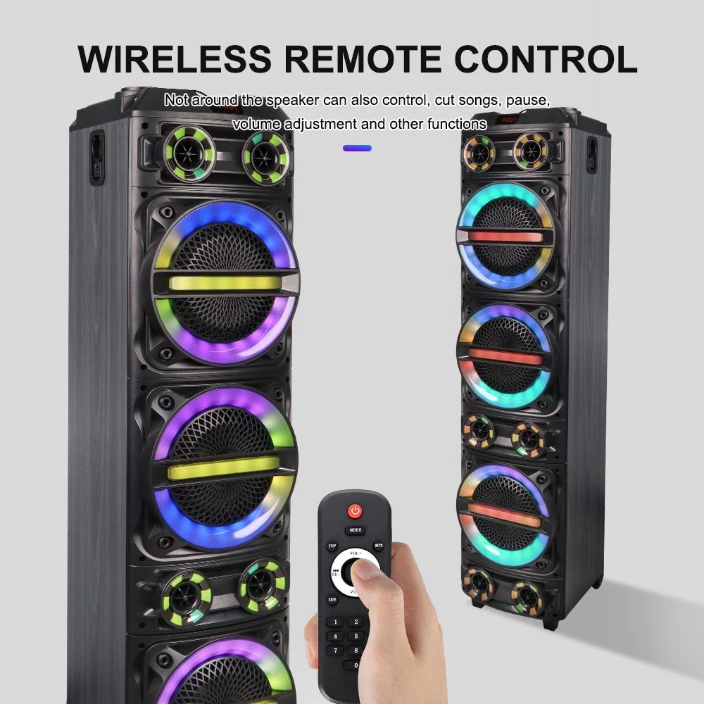 SING-E ZQS8315 taşınabilir RGB sahne performansı Karaoke