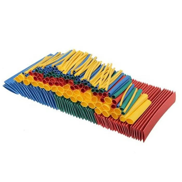 Plastic bag 164pcs/set Single Wall insulated Multi-color 125C 600V EVA Heat Shrink Tube details