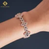 Couleur bicolore argent + rose