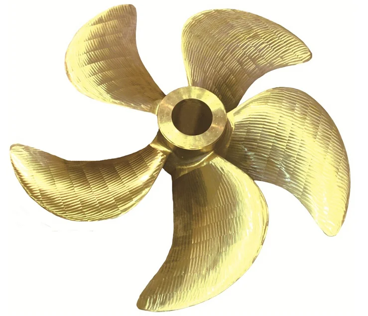 青铜9640teu集装箱船螺旋桨直径8700毫米,5叶片,船