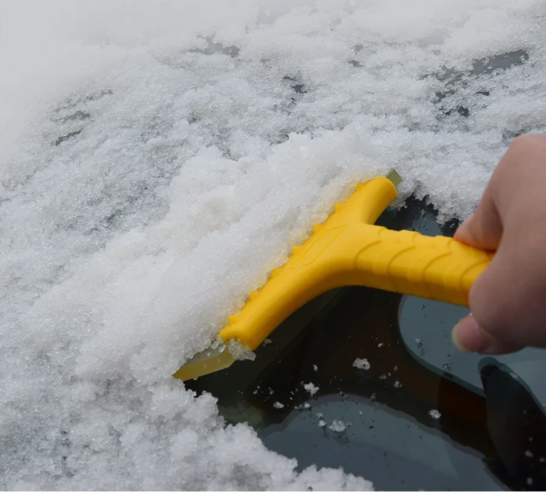 Скребки для льда на лобовое стекло автомобиля снежный толчок поверхности говяжьего сухожилия скребок подходящий автомобилей