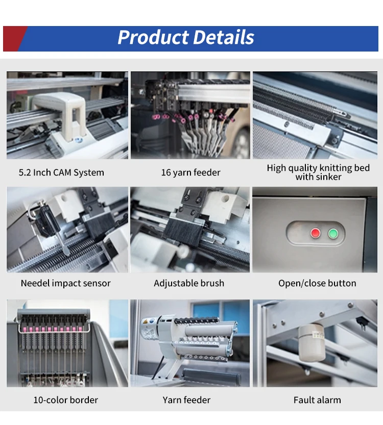 MaxZing Hair Band Making Machine with Competitive Price Sweater Hat Scarf Knitting Machine