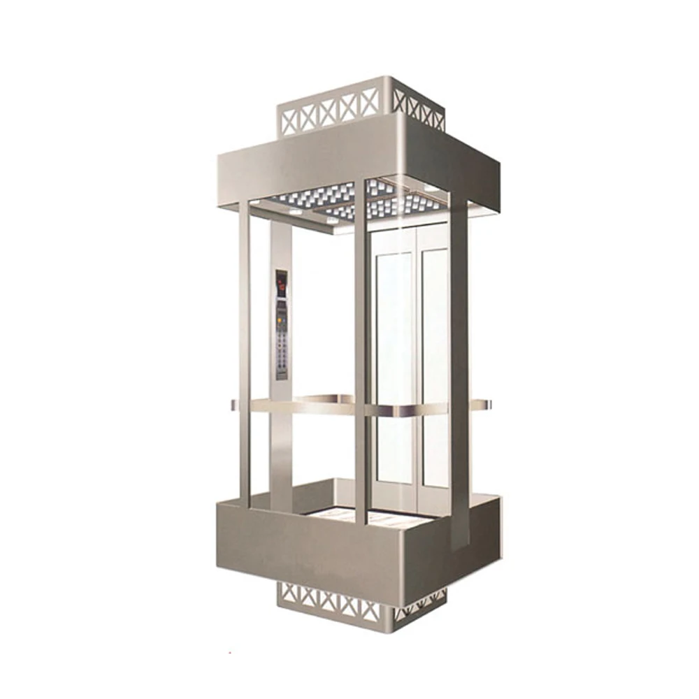 FUJI Brand Capsule Panoramic Elevator Sightseeing Lift External Commercial Passenger Elevator